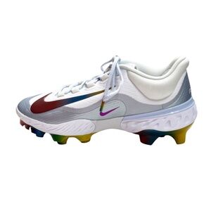 NEW Nike Alpha Huarache Elite 4 Low MCS Baseball Cleats Rainbow Men’s Size 11